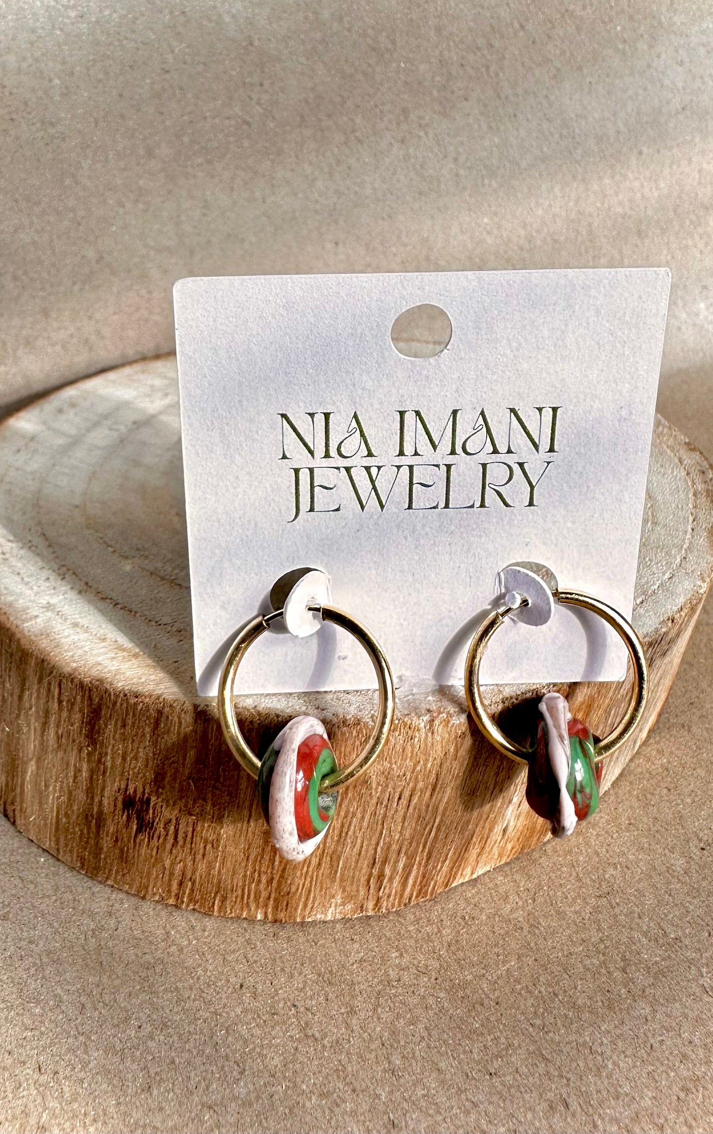 Multi-color Sleeper Hoops
