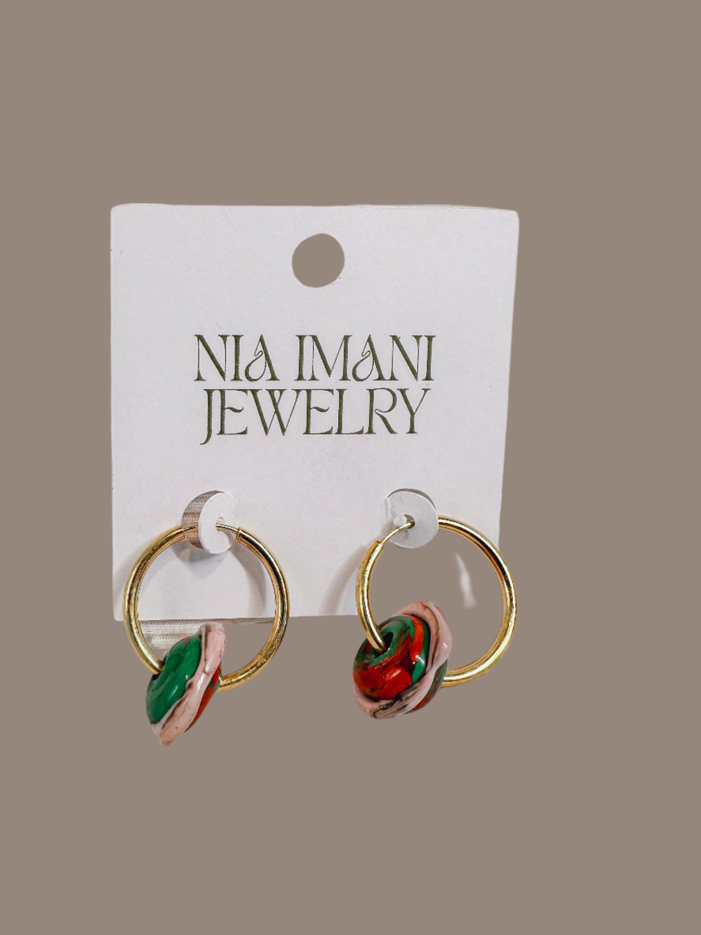Multi-color Sleeper Hoops