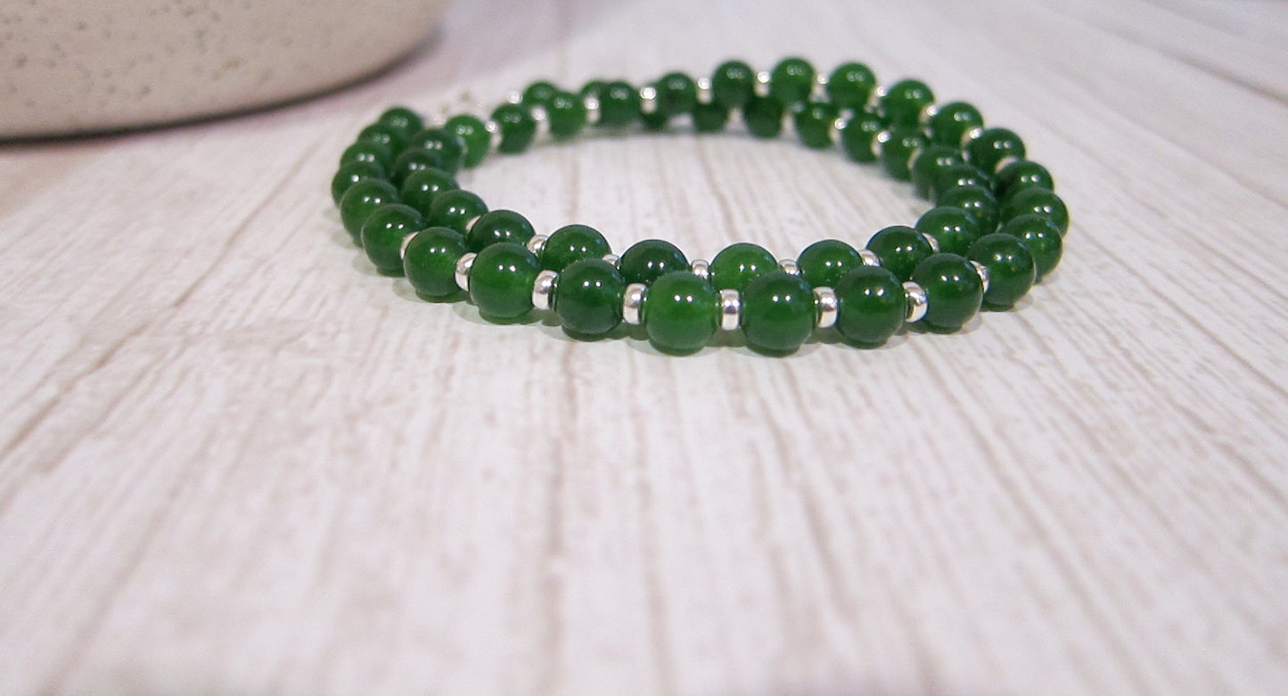 ‘Strength’ Jade Bead Necklace