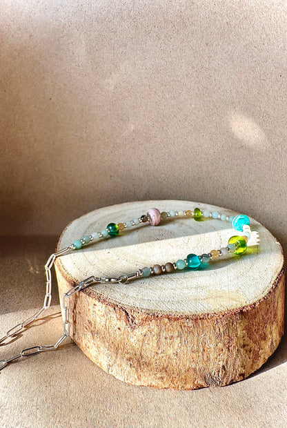 Pastel Glass Necklace