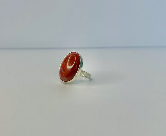 Red Tiger's Eye Ring